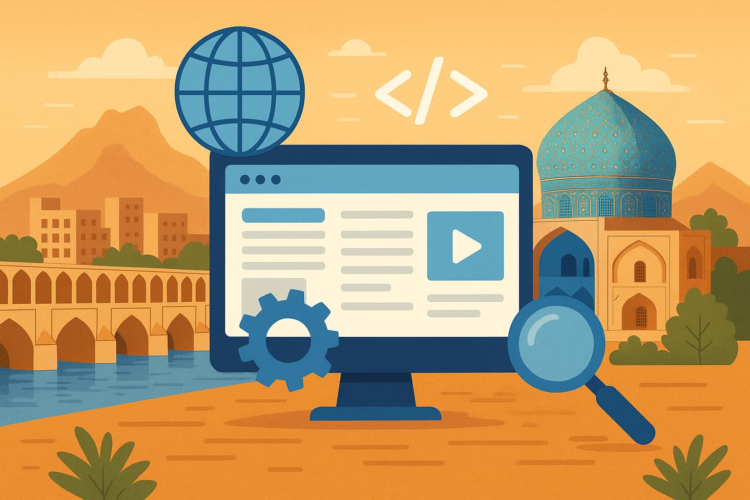 طراحی سایت در اصفهان - شرکت SiteSazIran